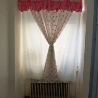 پرده طوری با والن وکتیبه وریل وآویز