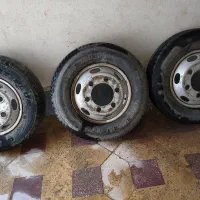 6 عدد رینگ 16 ایسوزو با قالپاق گارد جلو و سپر بغل|قطعات یدکی و لوازم جانبی|لامرد, |دیوار