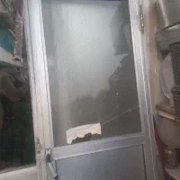 دو عدد درب سرویس حمام آلمینیومی