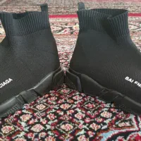 کفش مشکی جورابی ساق دار طوسی جورابی|کیف، کفش، کمربند|سقز, |دیوار