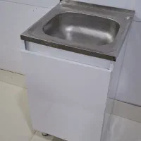 کابینت زیر سینک مدرن ۵۰ سانت دستگیره مخفی آماده