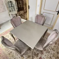 میزوصندلی نهارخوری۴نفره|میز و صندلی غذاخوری|قم, آذر (نکویی)|دیوار