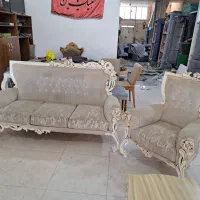 یک دست مبل ۷ نفره مدل نیلوفر در حد نو|مبلمان خانگی و میز عسلی|ملایر, |دیوار