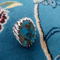 انگشتر فیروزه نیشابور ۱۸ گرم