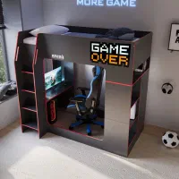 تخت خواب ،گیمینگ، میز تحریر، کمد دیواری