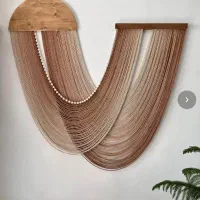 شلف و پرده مکرومه|صنایع دستی و سایر لوازم تزئینی|تهران, لاله زار|دیوار