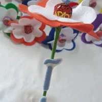 نمد دوزی آویز اسم .گیفت حروف الفبا|صنایع دستی و سایر لوازم تزئینی|بندرعباس, |دیوار