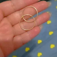 گوشواره النگو پلاک و زنجیر