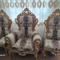 مبلمان ۱۳ نفره سلطنتی|مبلمان خانگی و میز عسلی|لنجان, |دیوار