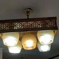 لوستر چوبی