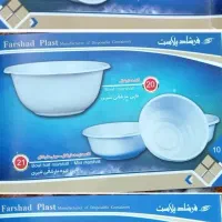 فروش عمده ظروف یکبار مصرف مستقیم از کارخانه|ظروف نگهدارنده، پلاستیکی، یک‌بارمصرف|میاندوآب, |دیوار