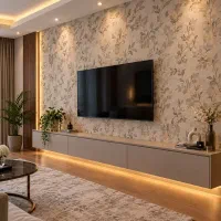 نصب کاغذ دیواری حرفه‌ای
