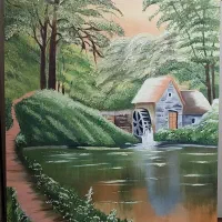 تابلو نقاشی رنگ روغن کار دست فروش فوری