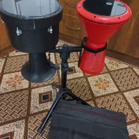 ضرب و داربوکا نو همراه پایه و کیف