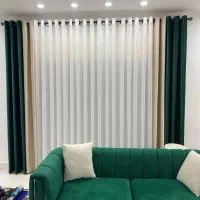 نصب پرده و شستشو