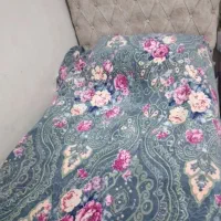 تخت یک نفره ام دی اف سفیدبایک عدد پاتختی