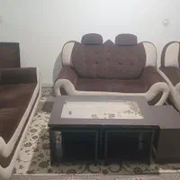 با سلام مبل ۷نفره با میزعسلی مبلمان درحدنو|مبلمان خانگی و میز عسلی|گرگان, |دیوار