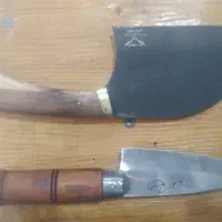 چاقو و  مینی ساتور اصل و دسته تبریزی