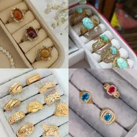 پخش انواع جواهری عقیق فیروزه و طرح طلا