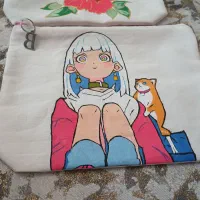 طراحی روی پارچه روی کیف تی شرت مانتو مقنعه کودک|کیف، کفش، کمربند|نظرآباد, نظرآباد|دیوار