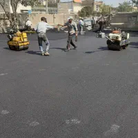 آسفالت کاری دستی ازصفر تاصد
