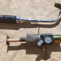 دو عدد اگزوز ماشین و موتورسیکلت درحد نو