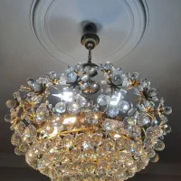 دوعدد لوستر باکریستاهای اتریشی|لوستر و چراغ آویز|تهران, تهرانپارس غربی|دیوار