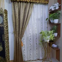 ۲ عدد پرده به همراه دو کتیبه|پرده، رانر، رومیزی|رشت, جهاد|دیوار