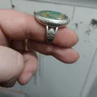 انگشتر قدیمی نقره.