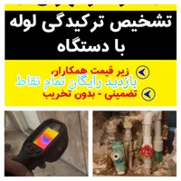 تاسیسات تشخیص ترکیدگی رفع نم ترمیم نشتیابی لوله کش|خدمات پیشه و مهارت|تهران, نیروی هوایی (پیروزی)|دیوار