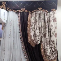 پرده پذیرایی شیک ومجلل|پرده، رانر، رومیزی|اهواز, کوی باهنر|دیوار