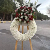 تاج گل ترحیم دسته گل|خدمات پذیرایی، مراسم|قزوین, |دیوار