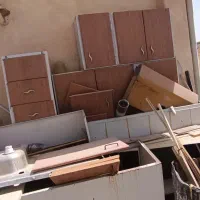 کابینت فلزی دست دوم|آبچکان و نظمدهنده ظروف|خمینیشهر, |دیوار