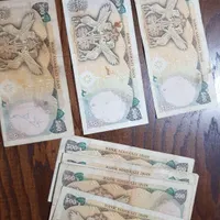 تعدادی اسکناس ۵۰۰و۱۰۰۰ریالی محمدرضاشاه|کلکسیون سکه، تمبر، اسکناس|مینودشت, |دیوار