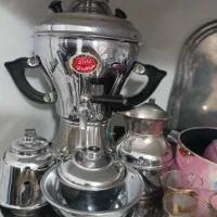 سماور کوچک مارک برادران طباطبایی|کلکسیون اشیاء عتیقه|قم, شاه سید علی|دیوار