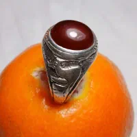 انگشتر نقره عقیق مردانه