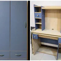 سرویس کمد و میز تحریر و کامپیوتر تمام ام دی اف