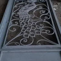 درب حیاط طرح طاووسی