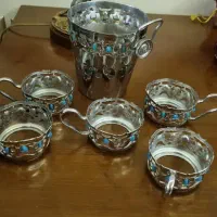 انگاره های سیلور نگین دار|ظروف سرو و پذیرایی|تهران, نظام‌آباد|دیوار