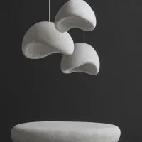 لوستر سقفی راگبل دست ساز دکور مدرن