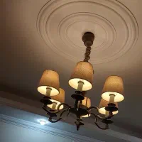 ست لوستر مدرن رنگ خاکستری