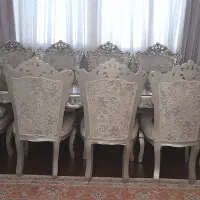 مبل استیل ۹ نفره + نهار خوری ۱۰ نفره|مبلمان خانگی و میز عسلی|تهران, کوی بیمه|دیوار