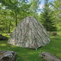 فروش چادر مسافرتی برزنتی ۸ نفر  ضخیم. درجه ۱