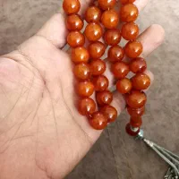 تسبح کهربا  المانی رگه دار  بودار|کلکسیون اشیاء عتیقه|اسلام‌شهر, شهرک مهدیه|دیوار