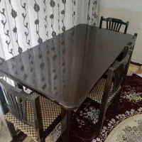 میز نهار خری و گل میز