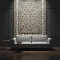 فرش ایرانی بافت ماشینی|فرش|کرمان, |دیوار