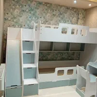 تخت دوطبقه|تخت و سرویس خواب|کاشان, شهرک صنعتی کویر|دیوار