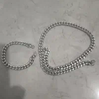 گردنبند و دستبند مردانه