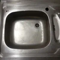 سینک  ظرفشویی|آب‌چکان و نظم‌دهنده ظروف|قم, شاه ابراهیم|دیوار