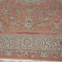 فرش ۱۲ متری ماشینی پوست پیازی صورتی